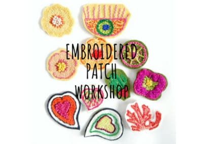 Embroidered Patches Workshop