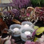 Upcycling Idee - Windlicht basteln für den Herbst
