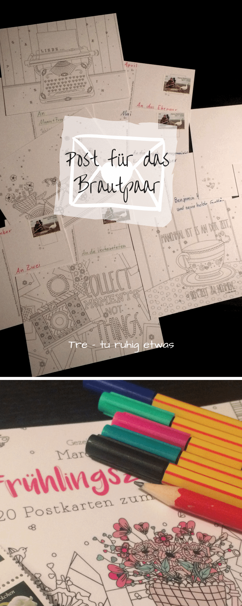 Kreative Post für das Brautpaar – Hochzeitsgeschenkidee