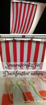 Nähanleitung: Sonnenschutz für’s Dachfenster