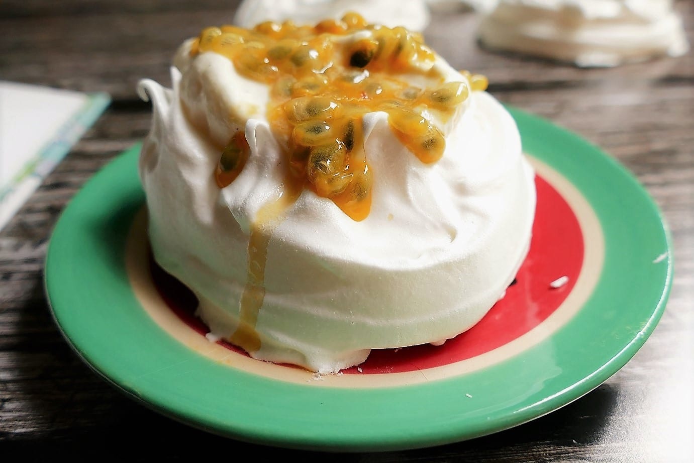 Mini Pavlova mit Maracuja