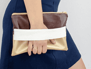 Lederclutch nähen!