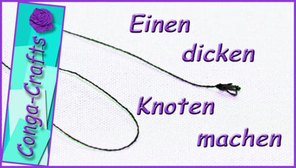 Wie macht man einen dicken Knoten?