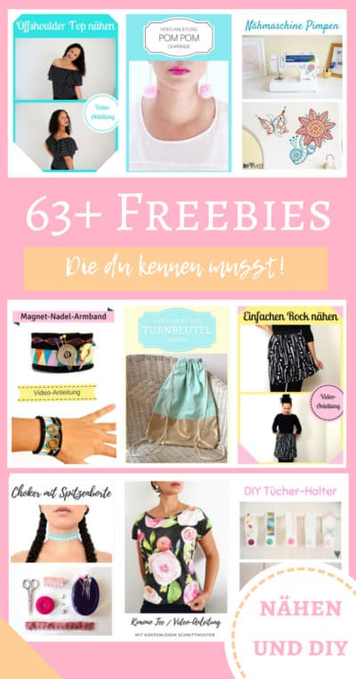 63 Freebies / Nähen & DIY!