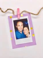 Bunte Foto Girlande selber machen