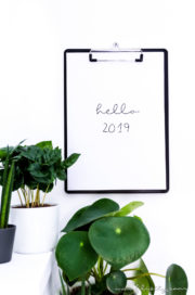 Minimalistischer Kalender 2019 (Druckvorlage)
