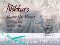 Kinder Näh-Projekt Loop Schal