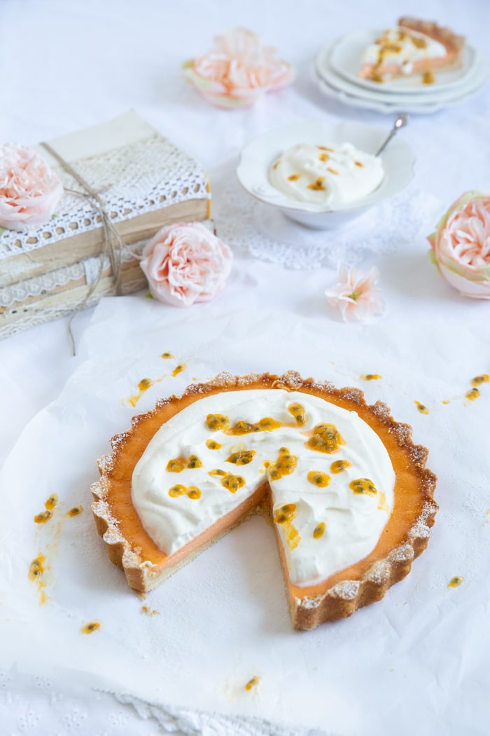 „ORANGEN-PASSIONSFRUCHT-TARTE!“