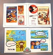 Comic-Zeitung aus Stoff