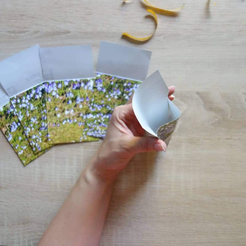DIY Upcycling – Samentüten aus altem Wandkalender basteln