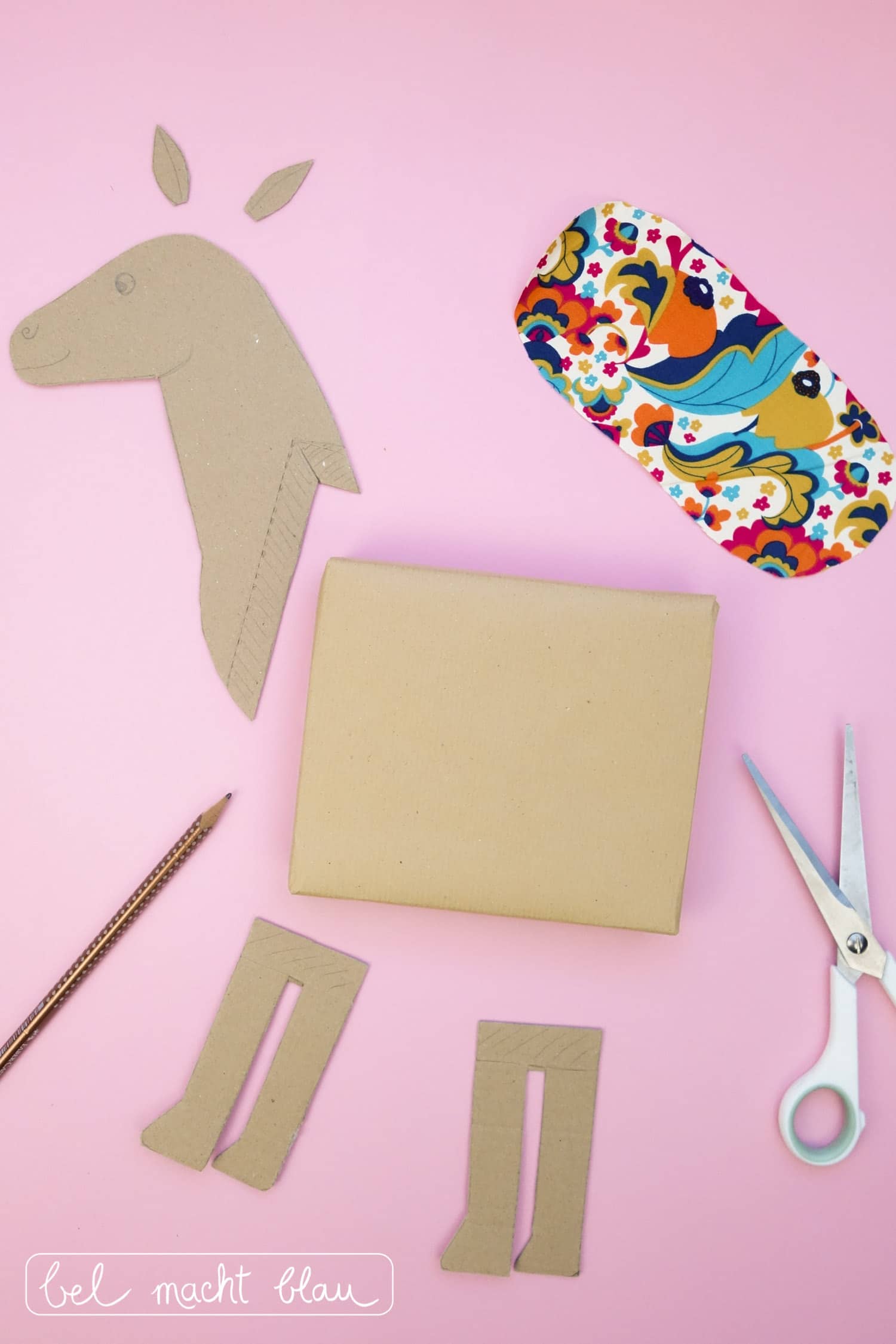 Pferde-Geschenkverpackung basteln
