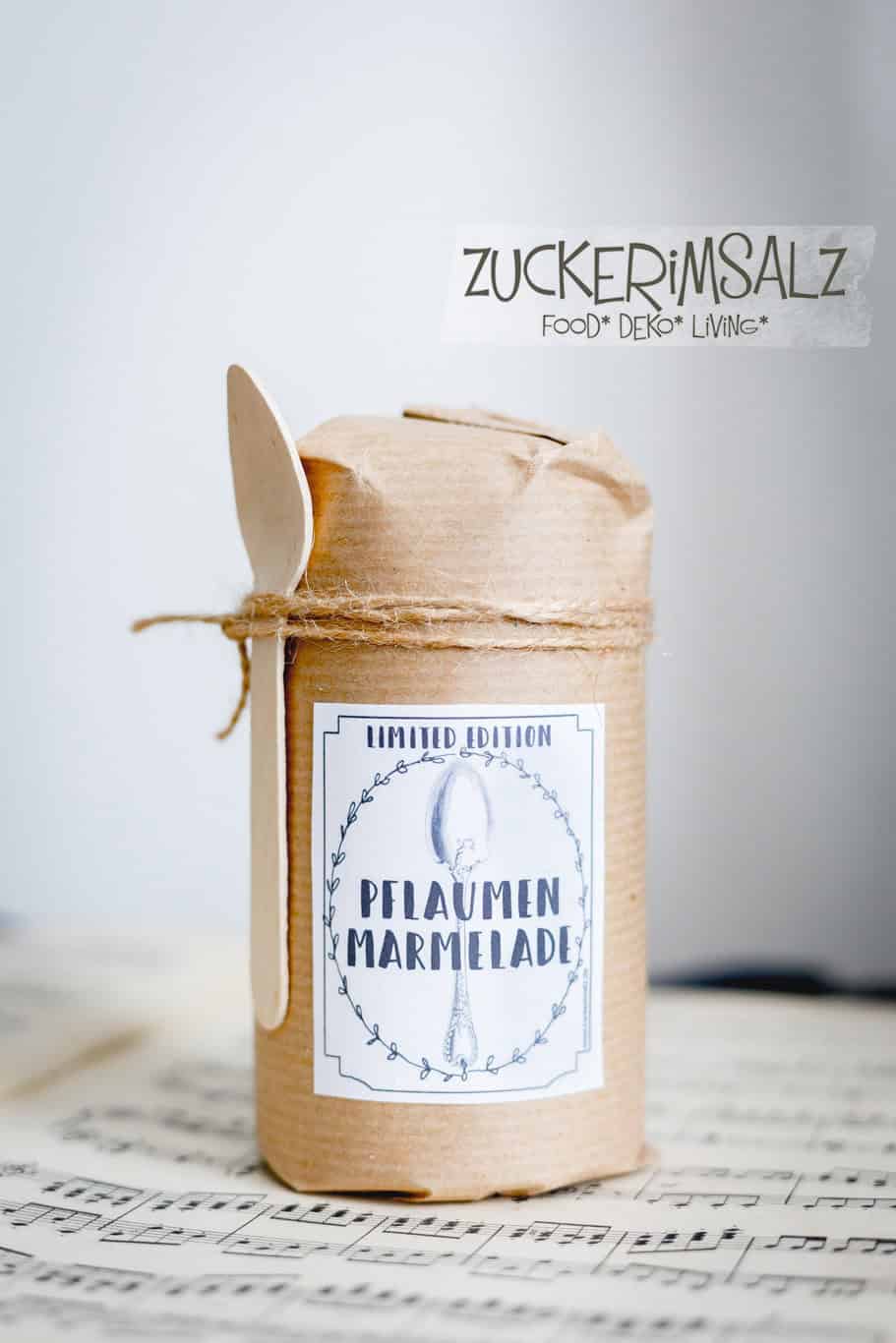 Pflaumen Marmelade mit geheimer Zutat