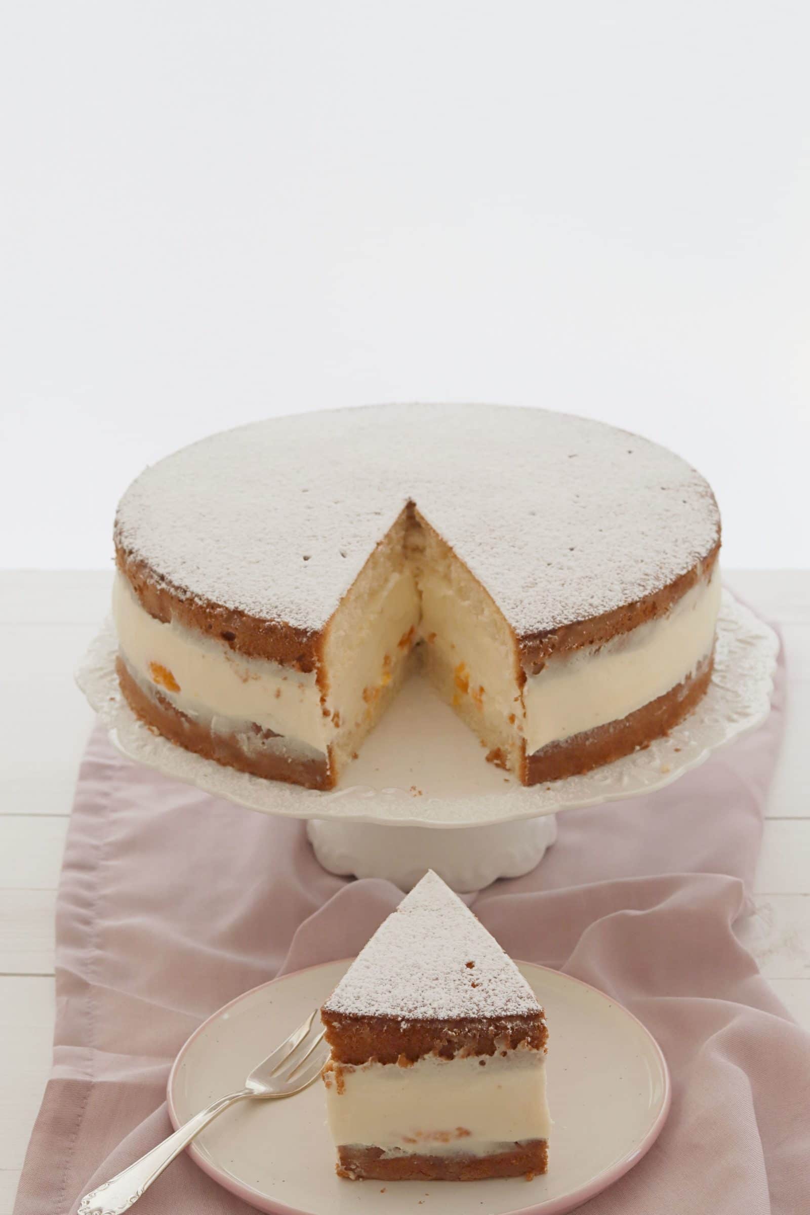 Käse Sahne Torte ganz klassisch gemacht