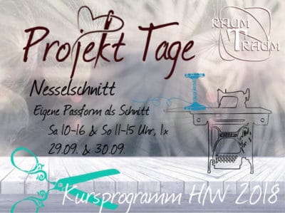 Schnittkurs Projekt-Wochenende: Nesselschnitt auf eigene Figur