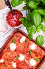 Hähnchen Toskana mit frischem Burrata