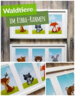 Waldtiere im großen Ribba Rahmen