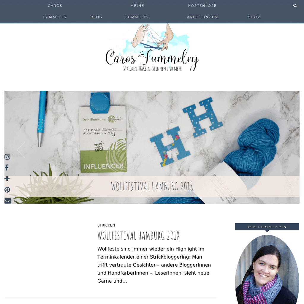 Caros Fummeley – Stricken, Häkeln, Spinnen und mehr