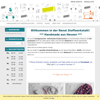 Handgemachte Kinderkleidung und Stoffe