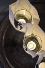 BOO! Halloween-Windlichter aus Brottüten / gruselig schnelles DIY