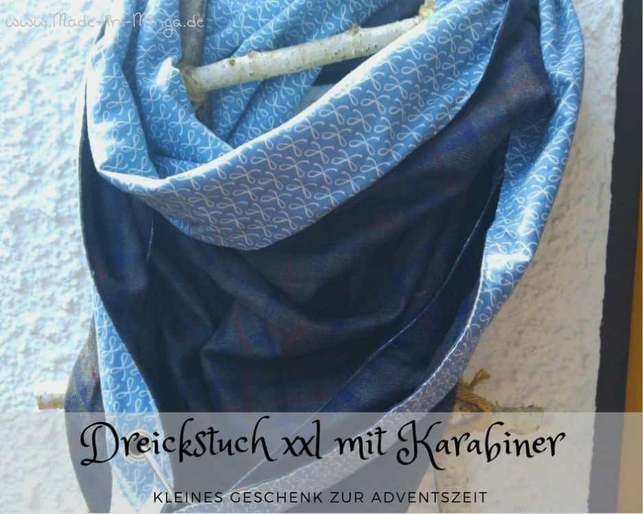 XXL Dreieck-Tuch selber nähen