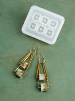 DIY Ohrschmuck aus Resinperlen und Messingrohr