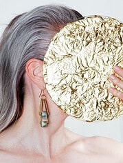 DIY Ohrschmuck aus Resinperlen und Messingrohr