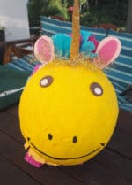 Einhorn-Pinata zum nicht-kaputt-schlagen