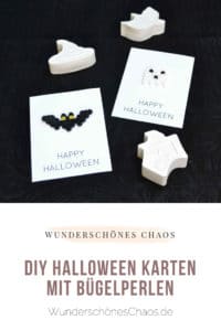 DIY Halloween-Bügelperlenkarten