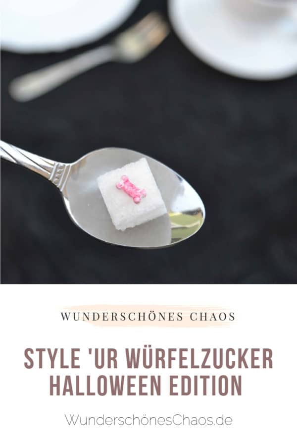 Style your Würfelzucker – Halloween Edition