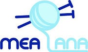 Logo von Handmade Kultur mit einer stilisierten Nähnadel und einem blauen Garnknäuel, symbolisiert Handarbeit und kreative DIY-Projekte.