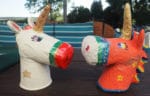 DIY Pappmaché Figuren – Einhorn Kopf selber basteln