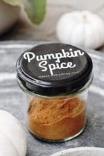 Rezept für Pumpkin Pie Spice mit schickem Freebie-Etikett zum kostenlosen Download