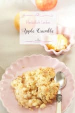 Apple Crumble und Apfelkuchengewürz
