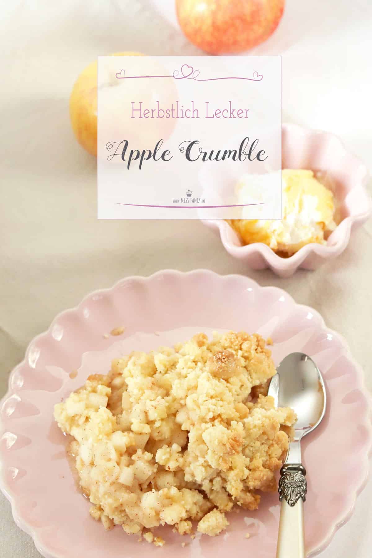 Apple Crumble und Apfelkuchengewürz