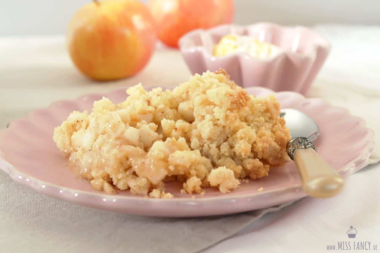 Apple Crumble und Apfelkuchengewürz