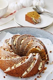 Willkommen lieber Herbst! Hallo saftiger Kürbiskuchen!