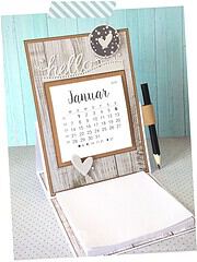 Tischkalender 2019 mit Notizblock