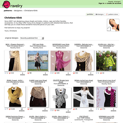 Ravelry: Designs by Christiane Klink
