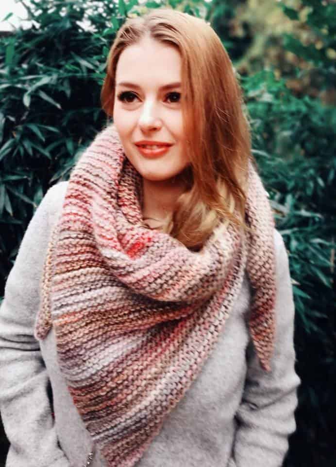 Dreiecktuch stricken – super einfach