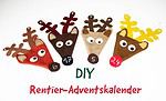 Rentier-Adventskalender nähen