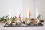 Last minute Adventskranz im Scandi Style