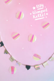 DIY WIMPELKETTE BASTELN MIT WASHI-TAPE / DEKO-GIRLANDE SELBER MACHEN