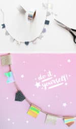 DIY WIMPELKETTE BASTELN MIT WASHI-TAPE / DEKO-GIRLANDE SELBER MACHEN