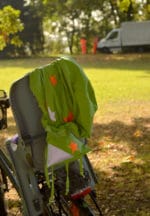 Nähanleitung: Regenschutz für den Fahrrad-Kindersitz