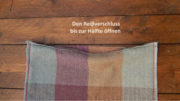 Kissenbezug mit Reißverschluss naehen – Tutorial für Anfänger