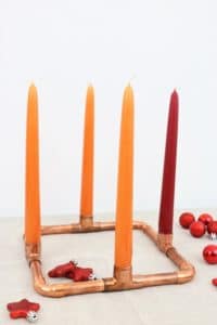 DIY Kupfer Adventkranz