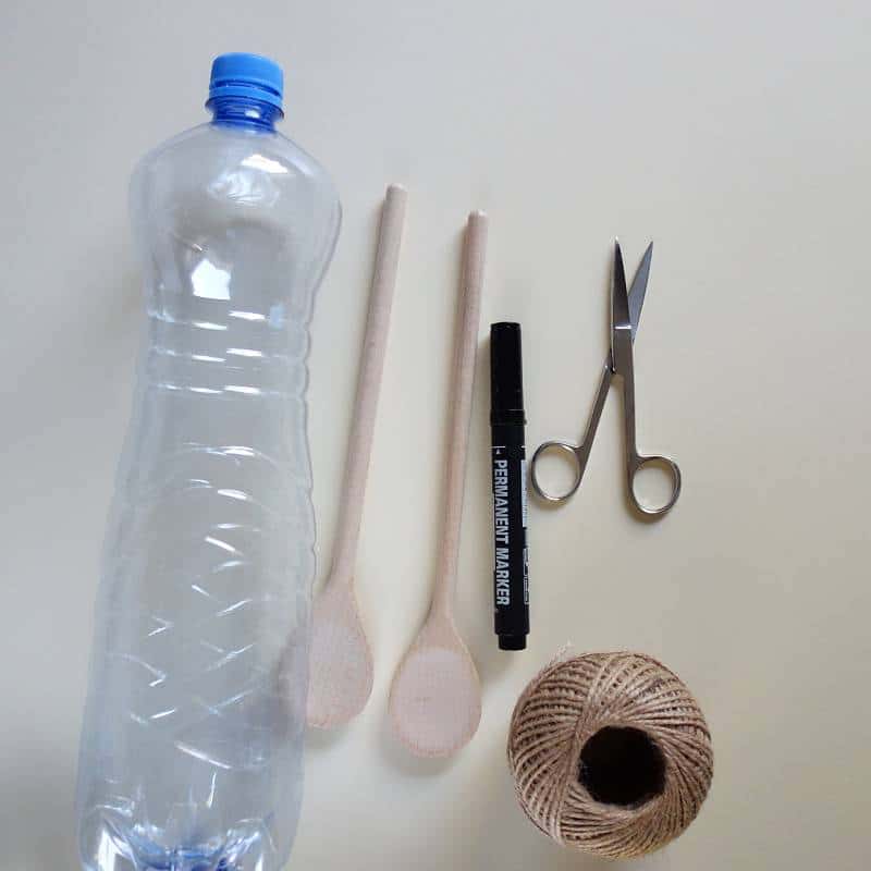 DIY Upcycling Idee – Vogelfutterspender aus Plastikflasche selber bauen