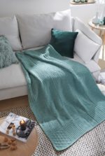 Plaid – gestrickte Musterdecke: der ARD Buffet Weihnachts-Knit-a-Long 2018