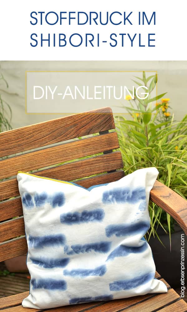 DIY: Stoffdruck im Shibori-Style