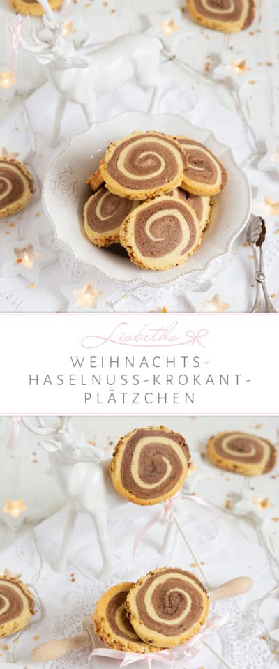 „Weihnachts-Plätzchen mit Haselnusskrokant"